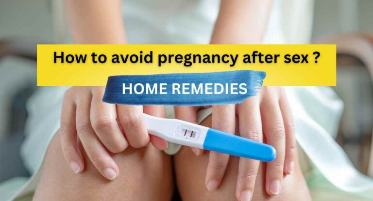 avoid pregnancy after sex